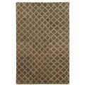 Espectaculo Maddox 56503 Hand Knotted Wool Rectangle Rug, Brown - 10 ft. x 13 ft. ES1912253